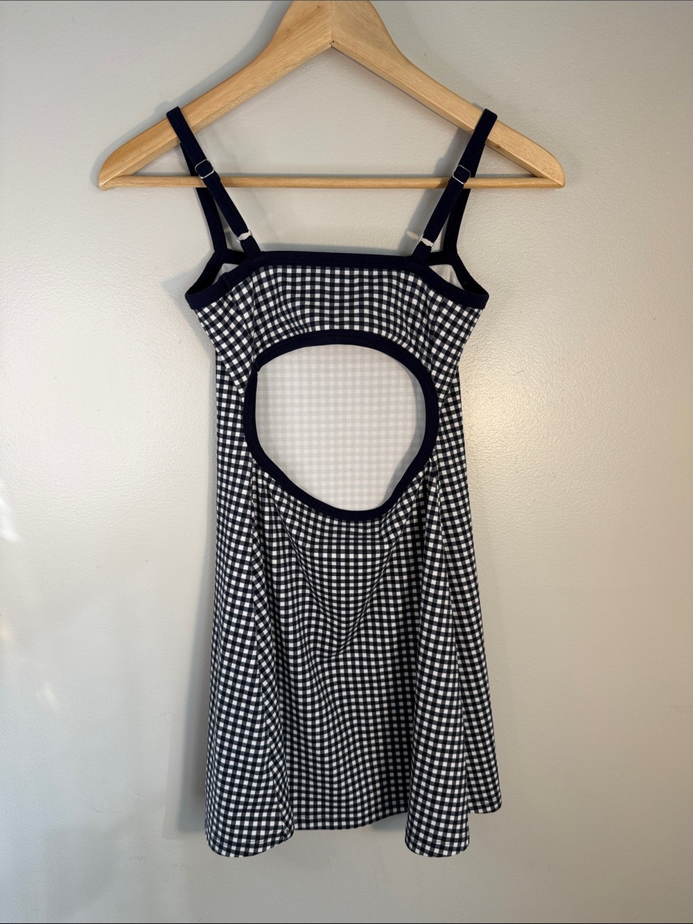 Wild Fable Butterbliss Navy and White Checked Athletic Dress, xxs - Picture 4 of 5